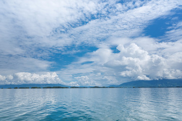 lake landscape in summer