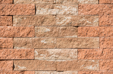 brick wall with new bricks