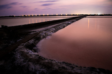 salt production field in thailand the water of sea for salt