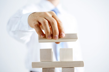 Concept of business hierarchy and human resources