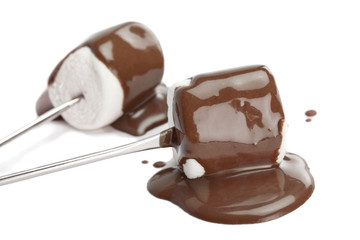 scattered marshmallows