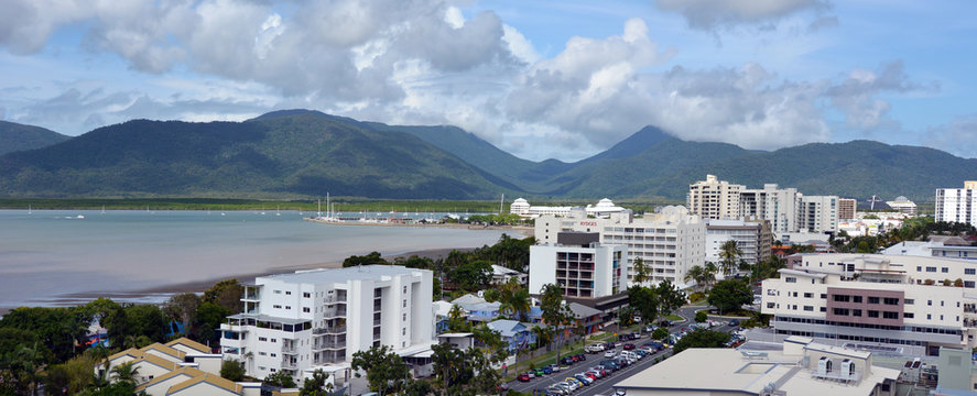 Aerial View Of Cairns Queensland Australia