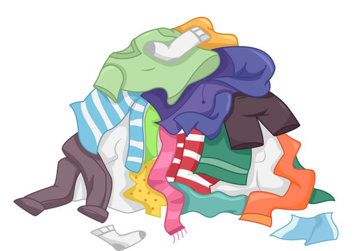 Laundry Pile Clothes