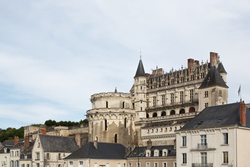 Fototapeta na wymiar The Loire's Valley's Chateau d'Amboise