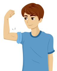 Teen Puberty Muscle