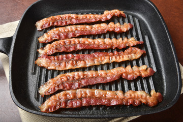 Fried bacon
