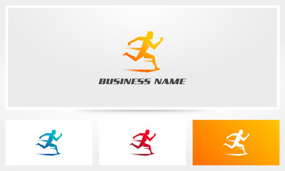 Run Jogging Sprint Marathon Logo