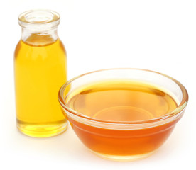 Cooking oil in different containers