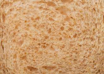Texture macro slice of bread