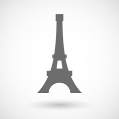 Vector illustration of    the Eiffel tower