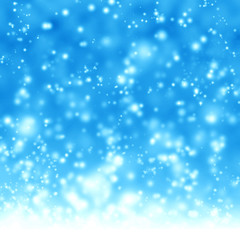 Glittering blue background