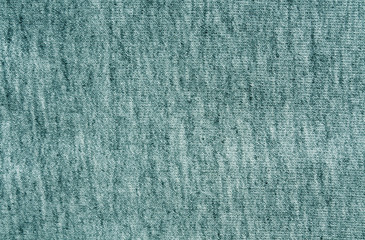 Cyan knitting cloth texture.