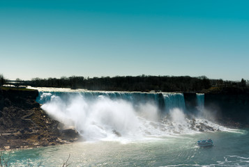 Niagara falls from the canadian side