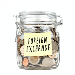 Savings money box coins stack thai baht with word 