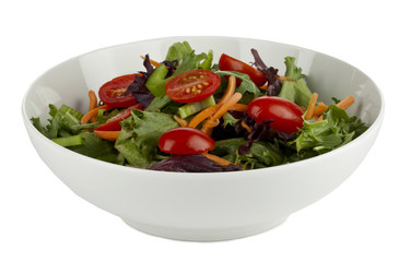a bowl of fresh green salad