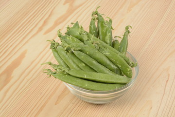 Guisantes crudos