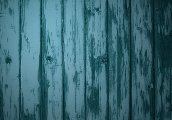 Fototapeta na wymiar Hintergrund blaue Holzbretter