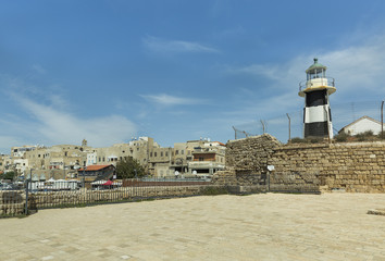 Lighthouse on the fortress wall