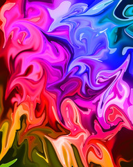Colorful paint background