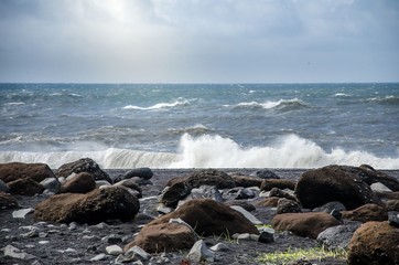 Vik i Myrdal, schwarzer Sandstrand an der S&uuml;dk&uuml;ste Islands
