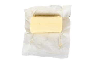 unwrapped fresh butter