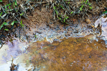 Contaminated underground water is alternative water source.