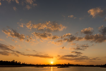 Beautiful landscape Sunset