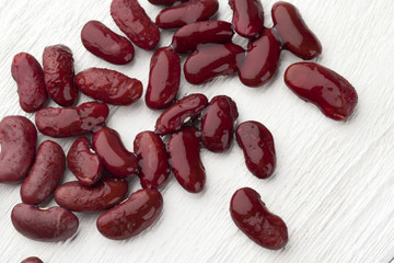 wet red kidney beans
