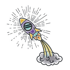 rocket icon design 