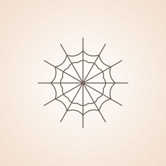 Icon Of Spider Web.