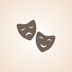 Icon Of Theater Mask.