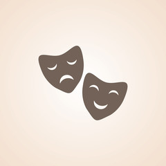 Icon Of Theater Mask.