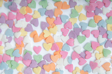 Sugar sprinkle dots, decoration for cake and bakery