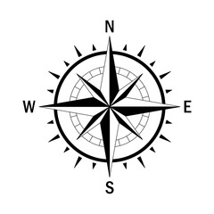 Compass single 8 - obrazy, fototapety, plakaty