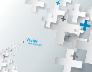 Obraz premium Streszczenie tło utworzone ze znakiem plus.