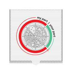 Obraz premium Pizza box 6