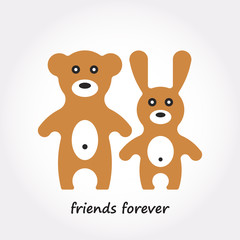 Rabbit and bear 1