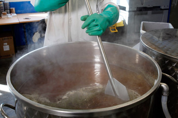 boiling vat of a brewer