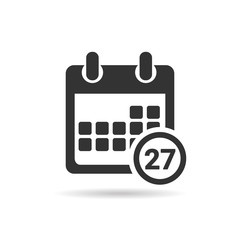 Calendar icon  vector illustration , Calendar Icon , Calendar 27