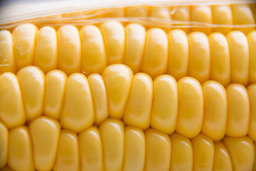 Sweet corn texture