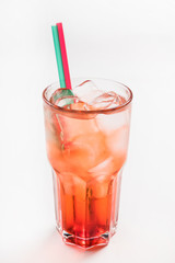 cocktail on the white background