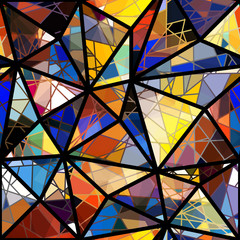 Fototapeta premium Abstract geometric background