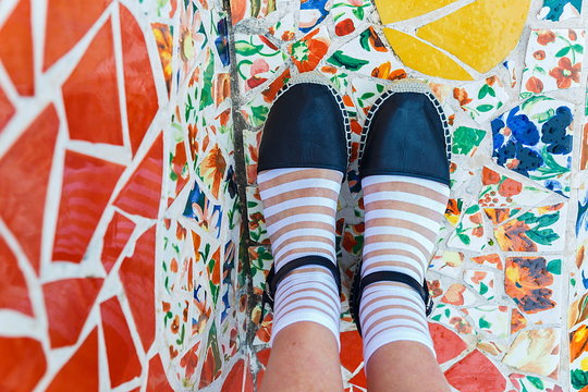 sandals and mosaics