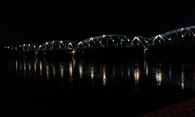 Most w Toruniu nocą © blueberry_flower