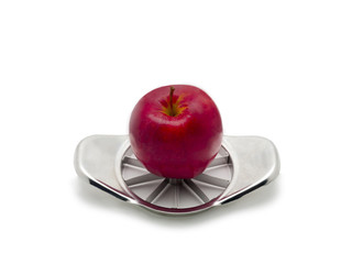 apple on slicer