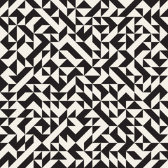 Vector Seamless Jumble Triangles Geometric Pattern