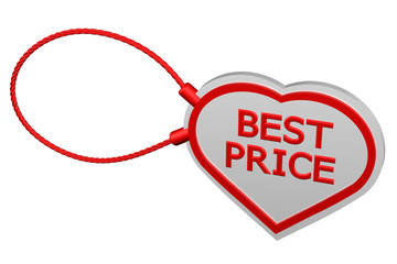 Heart tag best price