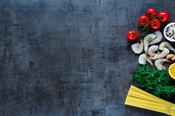 Pasta with seafood