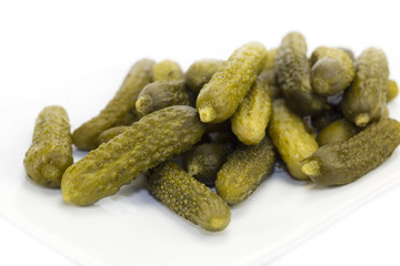salted cucumbers