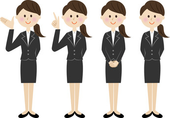 ビジネスウーマン　セット